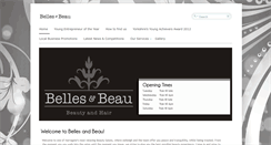 Desktop Screenshot of bellesandbeau.com