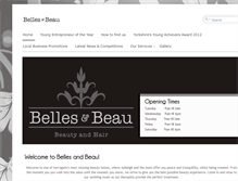 Tablet Screenshot of bellesandbeau.com